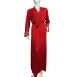red Satin Gown set for women in karachi