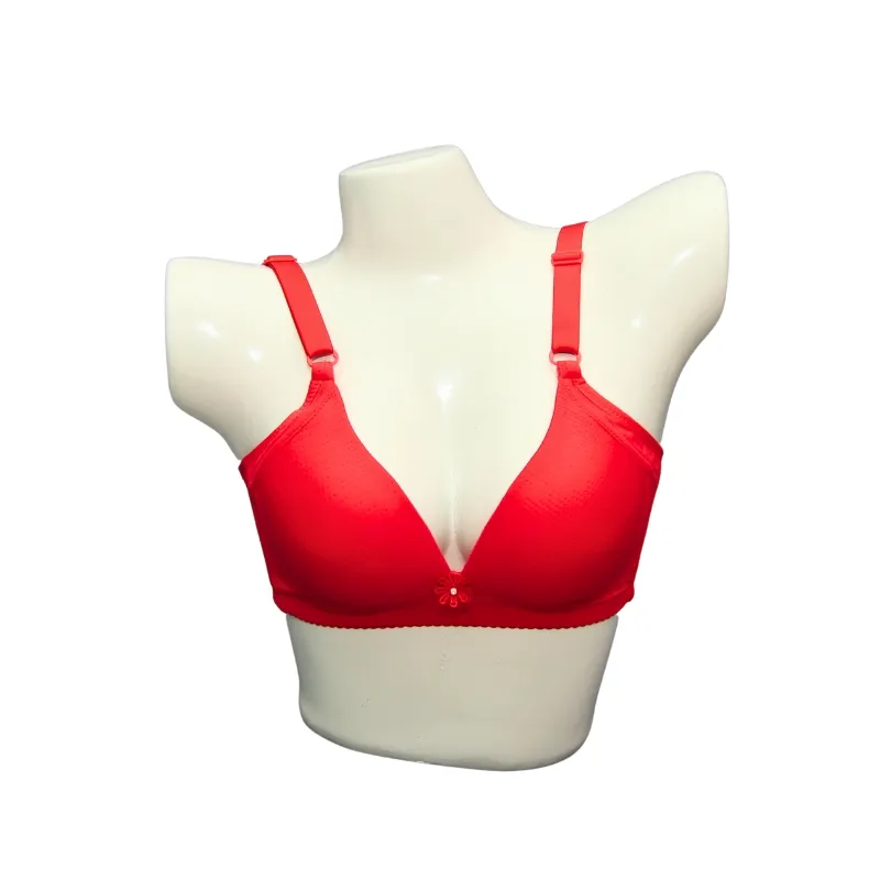Padded T-shirt Bralette solid color