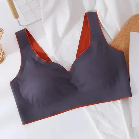 Seamless wire free bra for women, pushup bras, non-wire, brassiere, A B cup underwear sexy bra
